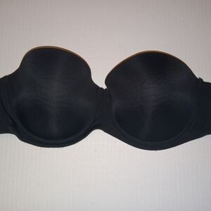Calvin Klein Solid Black Women's Strapless Bra 38B